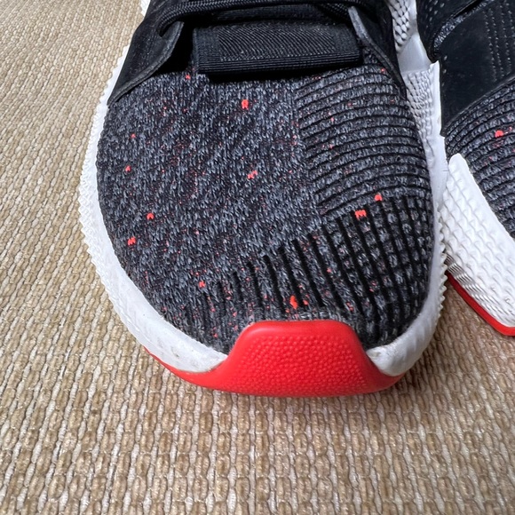 Adidas Mens Prophere Black Red Running Shoes - Picture 6 of 10